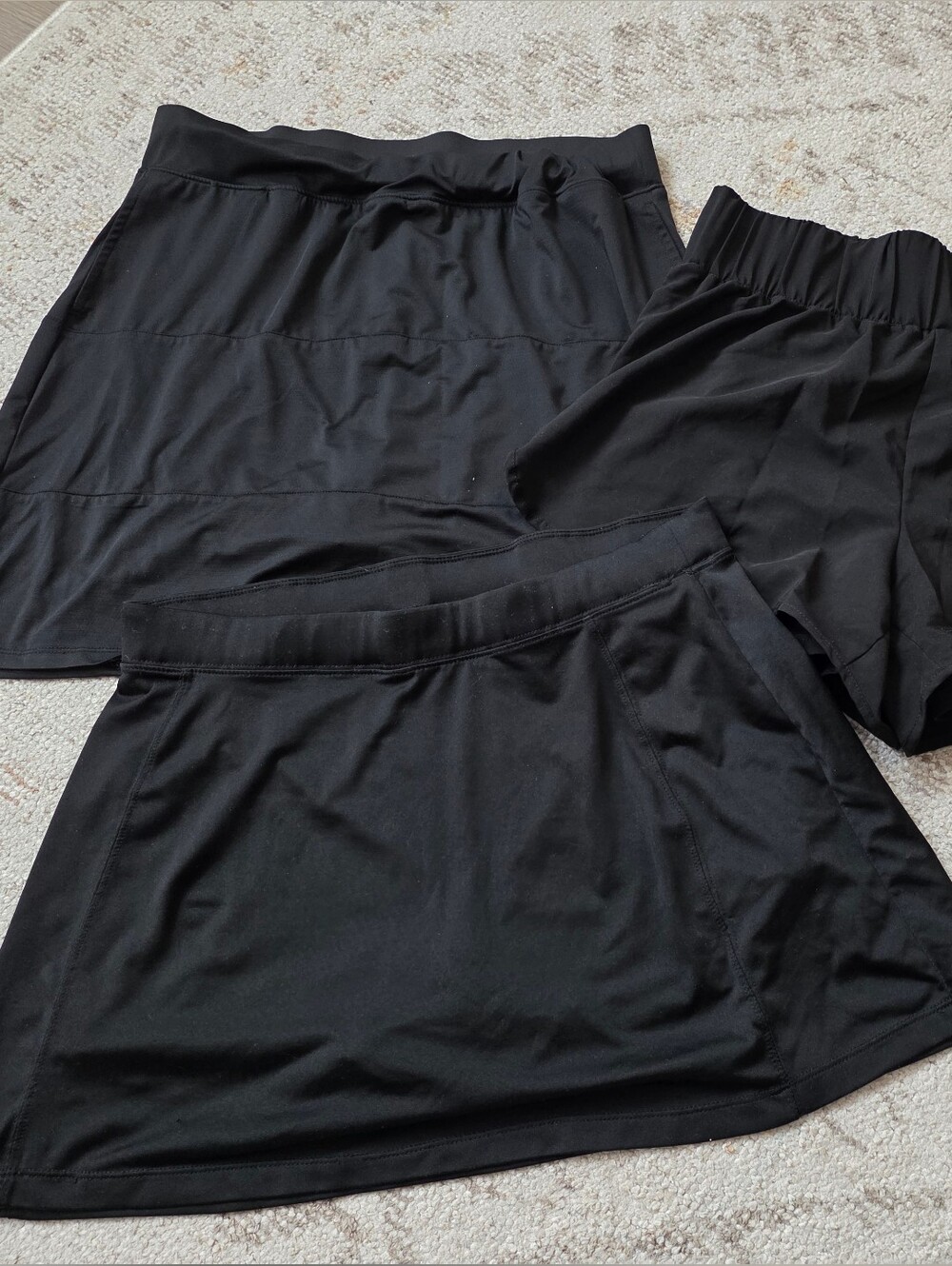 Black Women's  Skorts Set Of 3 (Mult. Brands)